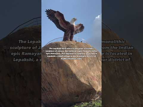 Lepakshi Bird: The Giant Monolithic Jatayu #ramayan #jatayu #lepakshi #nirvikalpayatra #shorts