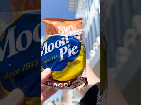 Food version of solar eclipse #totaleclipse2024 #eclipse #sunchips #moonpie #foodie #funny #food