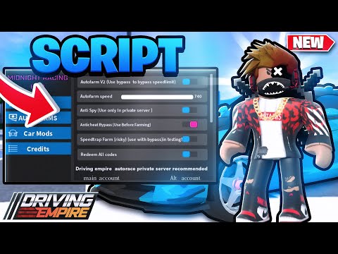 Roblox Driving Empire Script INF MONEY + Auto Farm *PASTEBIN 2024*