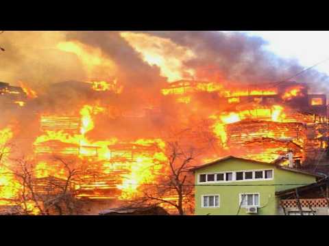 ATHENS IN DANGER! Massive Forest Fires in Attica, Greece