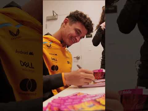 bts with Lando Norris | T-Mobile #shorts