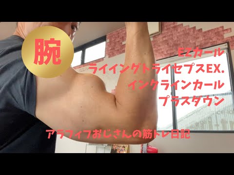 アラフィフおじさんの筋トレ日記　【腕を太くしたい50代必見】