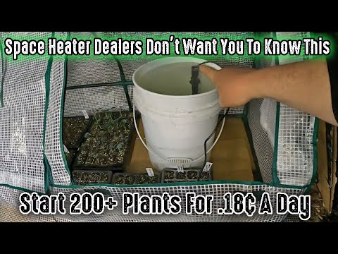 Electric Space Heater Dealers Don't Want You To Know About This Nearly Free Way To Heat A Greenhouse