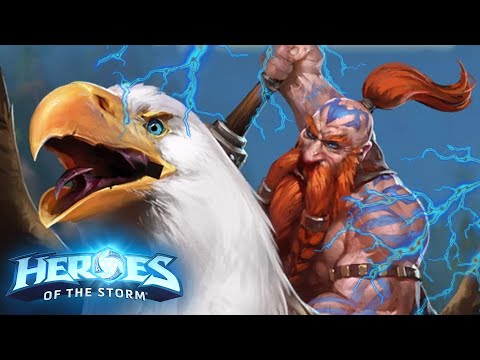 Falstad Lightning Rod Build Has THE POWER OF THE GODS! | Heroes of the Storm (Hots) Falstad Gameplay