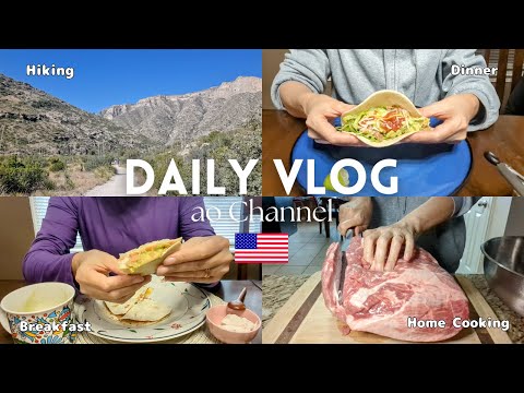 Daily VLOG - 5 mile hiking 🍁/ What I eat in a day 😋 / Home Cooking / Mexican food ♡