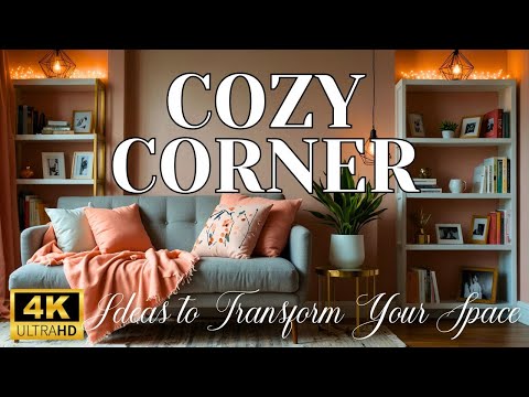 4K Cozy Corner Creations: Inspiring Reading Nook Ideas to Transform Your Space