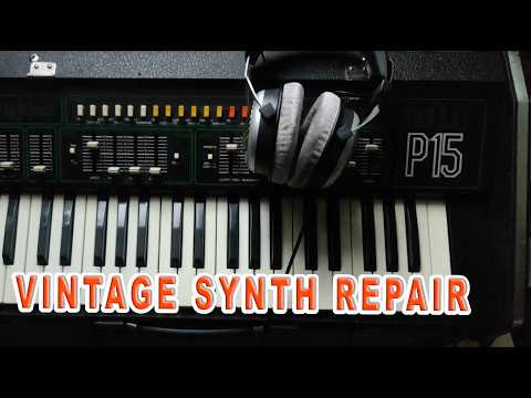 Rare Italian Synthesiser Repair - Ekosynth P15