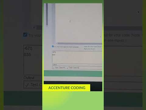 🔴 Accenture Coding | Accenture assessment 2023  #shorts #accenture #accenturerecruitment