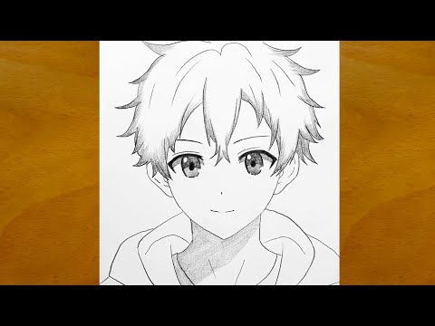 How to Draw an Anime Boy Step by Step || Easy Drawing Tutorial for Beginners || Anime Sketch Ideas