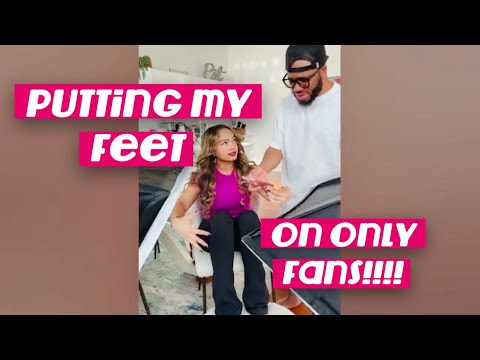 Putting my FEET on ONLY FANS Prank on Hubby 😂