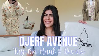 DJERF AVENUE TRY-ON HAUL + HONEST FIRST IMPRESSIONS! Is it worth the $$$?! | Gabriella Mortola