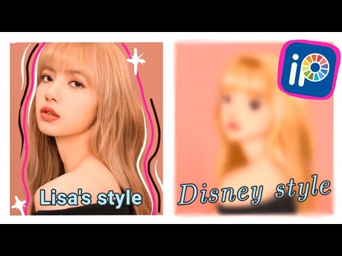 Drawing Lisa Manoban in Disney Style| Black Pink