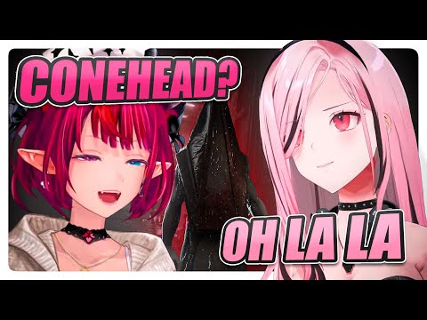 Calli can't stop laughing at Irys first reaction to Pyramid Head | Hololive EN Clip