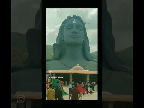 Maha Shiva Adiyogi Statue 🙏#adiyogishivastatue #blessed