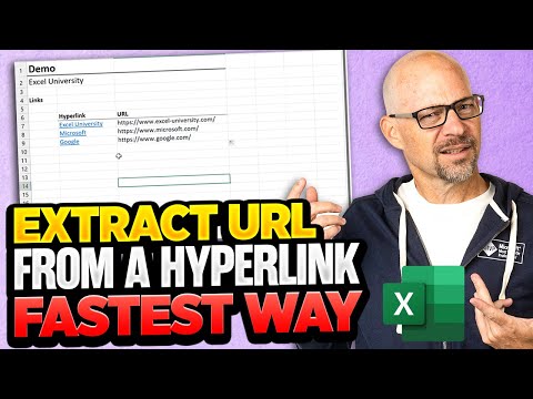 How To Extract URL From A Hyperlink In Excel - The Fastest Way Possible!