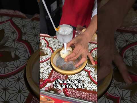 Ahmedabad’s Most Unique Rayta Panipuri #panipuri #trending #viralshorts #shorts #viralvideo #short