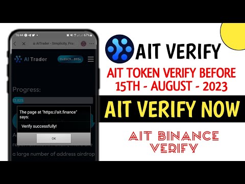 Ait Token Mainnet Verify B4 AUGUST 15th || How to verify ait token on bitkeep || Ait token binance