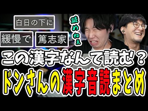 絶対に笑えるドンさんの漢字音読！バイオハザードRE3まとめ【三人称/ドンピシャ/ぺちゃんこ/鉄塔/バイオハザード/切り抜き】