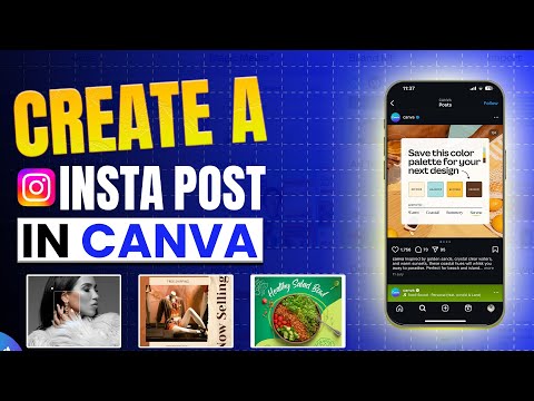 How To Design Instagram Post In Canva | Creative Post Design Canva | Social Media Post Design Canva