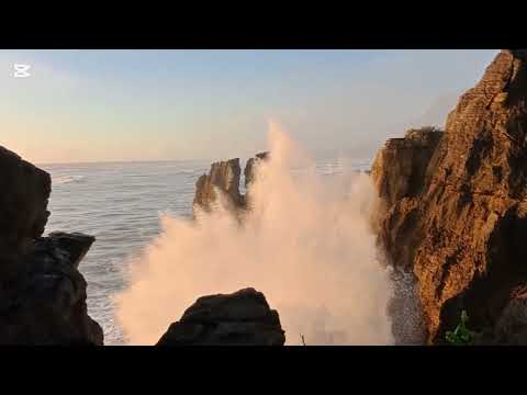 Punakaiki Pancake Rocks, West Coast, New Zealand #nzmustdo #nzmustsee