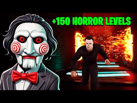 💀 Mary Jane's Dark Deathrun Challenge! 💀 150 Horror Levels in Fortnite