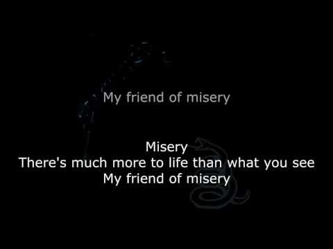 Metallica - My Friend Of Misery Lyrics (HD)