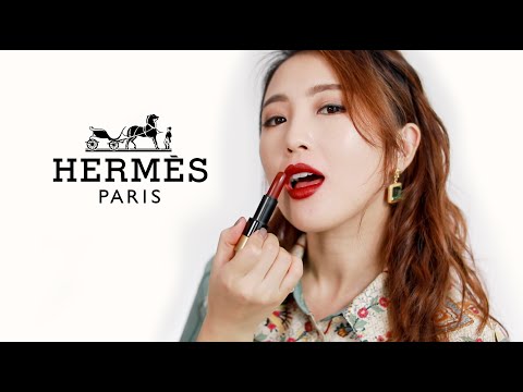 Hermes Lipstick Review ｜ Rouge/Rose/Orange ｜ Total 20 Hermes lipsticks （Eng Sub）