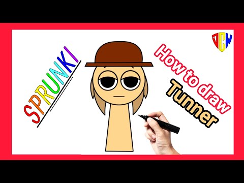 How to draw Tunner from Incredibox Sprunki | Easy step by step tutorial |@digitalcreativeworld123