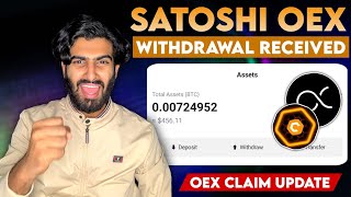 Satoshi Mining App Withdrawal | OEX Mining Token Claiming & Listing Update | Openex Mining Update