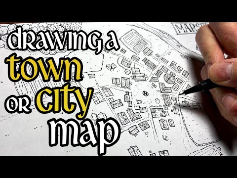 Drawing a Town Map (for D&D)