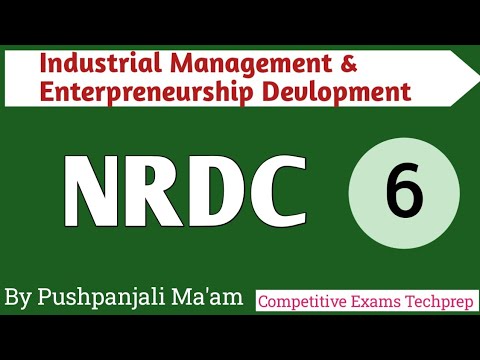 NRDC (National Reasearch Development Corporation) in IMED in Hindi