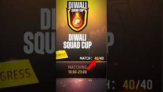 Diwali squad cup event win 50000 diamond 💎 in free fire 🔥