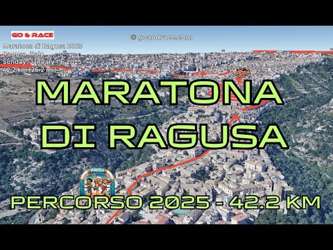 Maratona di Ragusa 2025: vola sul percorso della maratona!