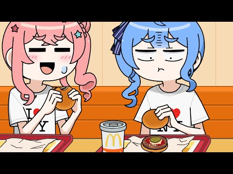 Suisei got the most authentic American experience…【Hololive Animation｜Eng sub】