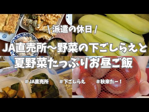 【派遣の休日】週末のお楽しみ♪JA直売所いってきたよー！1週間分のお野菜をまとめ買い💖。秋野菜出初めて嬉しい限り🥰。