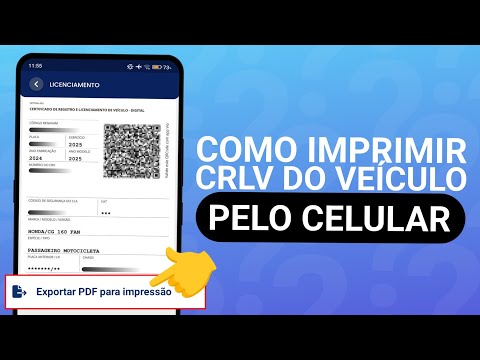 COMO IMPRIMIR O CRLV 2025 PELO CELULAR (FÁCIL)