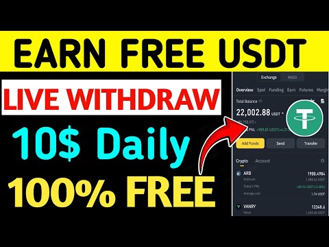 Earn free usdt without investment || Free usdt mining site || New usdt earning website