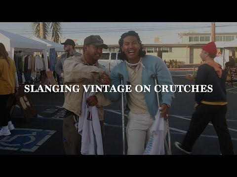 how I sell vintage clothes while being injured