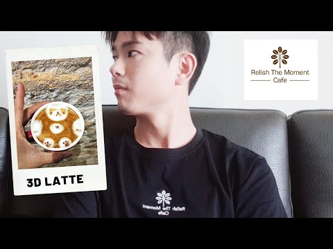 3D latte the sleeping bear in coffee (3D 咖啡 熊熊睡在咖啡里）《一期一会》 Relish The Moment Cafe