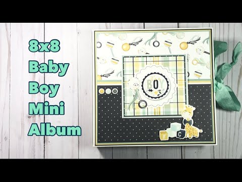 Remake Time! 8x8 Baby Boy Mini Album | Echo Park | It’s a Boy