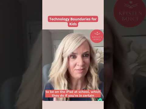 Technology Boundaries for Kids