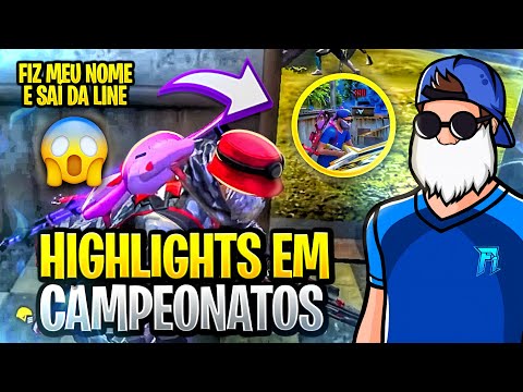 HIGHLIGHTS EM CAMPEONATOS💙ÚLTIMO DIA DE LINE💚IPHONE XR FREE FIRE MAX