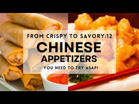 12 Best CHINESE APPETIZERS You Need to Try ASAP | Easy Recipe Ideas     #appetizers #sharpaspirant