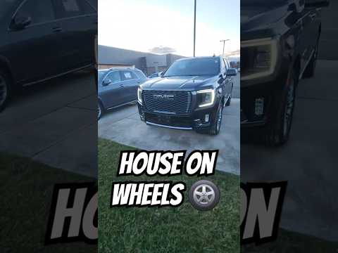 House on Wheels!!! #gmc #yukon #denali #cartok #suv #family #tech #luxury #crazy