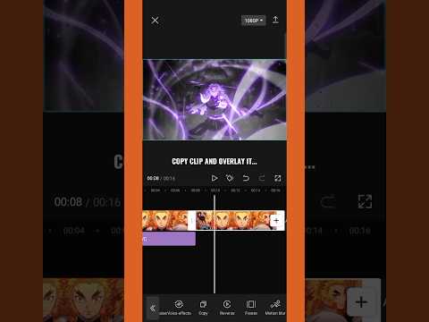 Colour Glow in Capcut 💯 | Anime Edits 🔥 | Capcut Tutorial #shorts #amv #anime #capcut