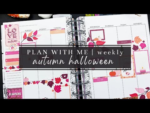 Weekly Plan with Me: Autumn Halloween | Plans by Rochelle