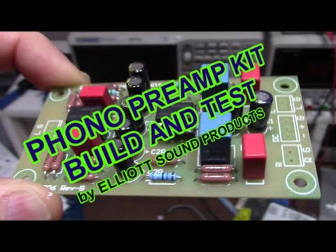 Phono preamp kit build and test - Elliott Sound Products