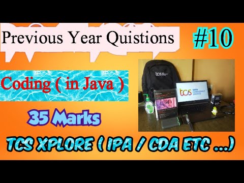 TCS Xplore 2023 - Hands on practice problem IPA (previous year) Problem 10 #tcs #tcsdigital #tcsion