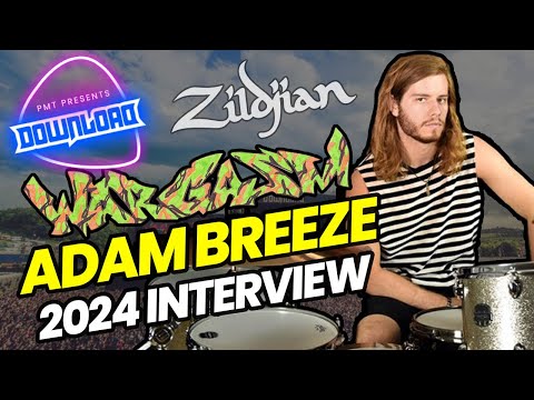 WARGASM’s Adam Breeze Interview At Download 2024! - Zildjian Cymbals & Festival Experiences