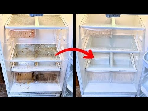 secrets to deep clean your fridge 👍